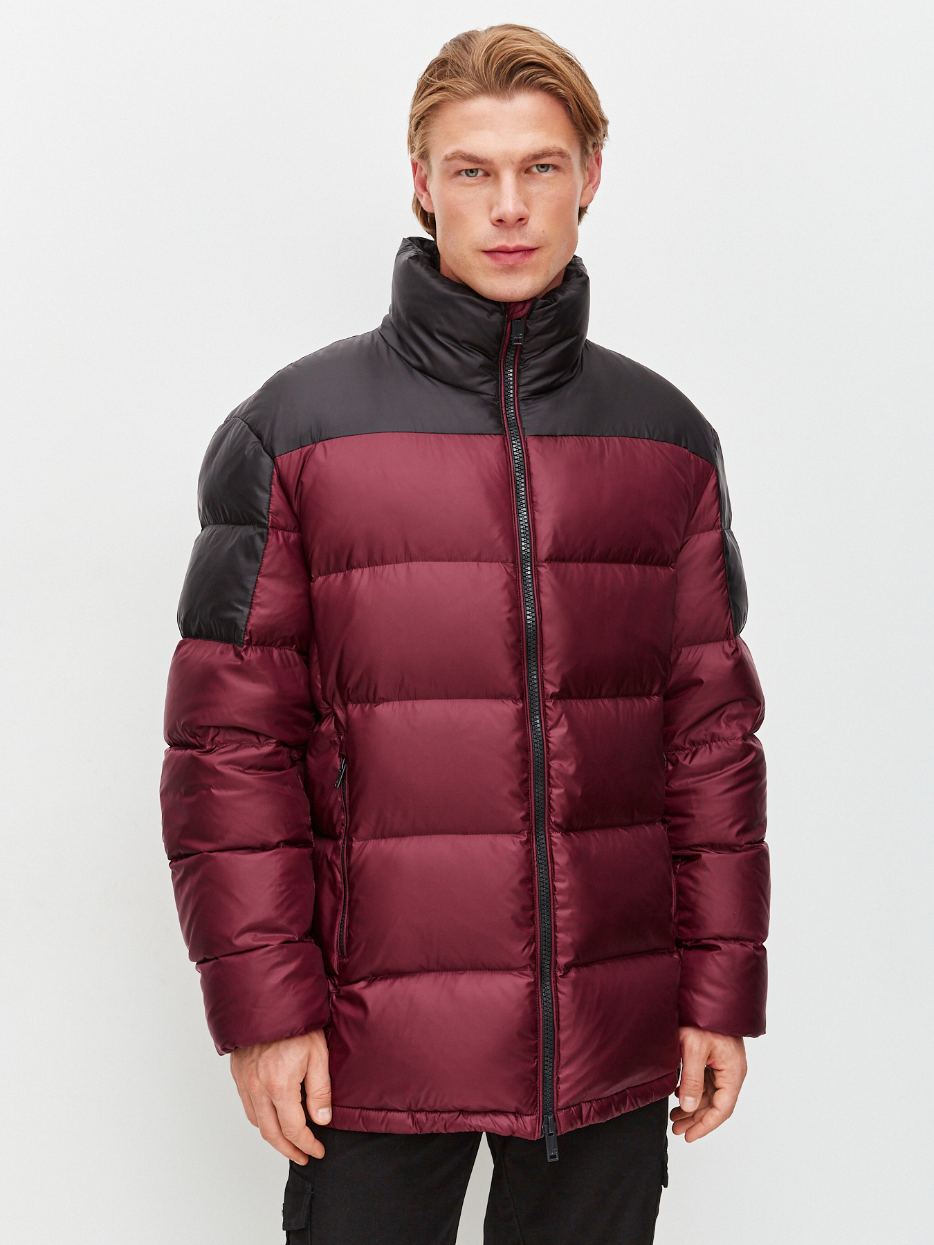 

Куртка мужская Just Clothes 443553 бордовая 50 RU, Бордовый, 443553
