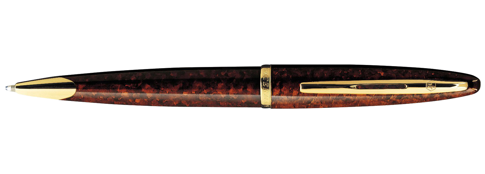 Шариковая ручка Waterman Carene 21104 (CWS0700940) Amber GT M син. черн. подар.кор.