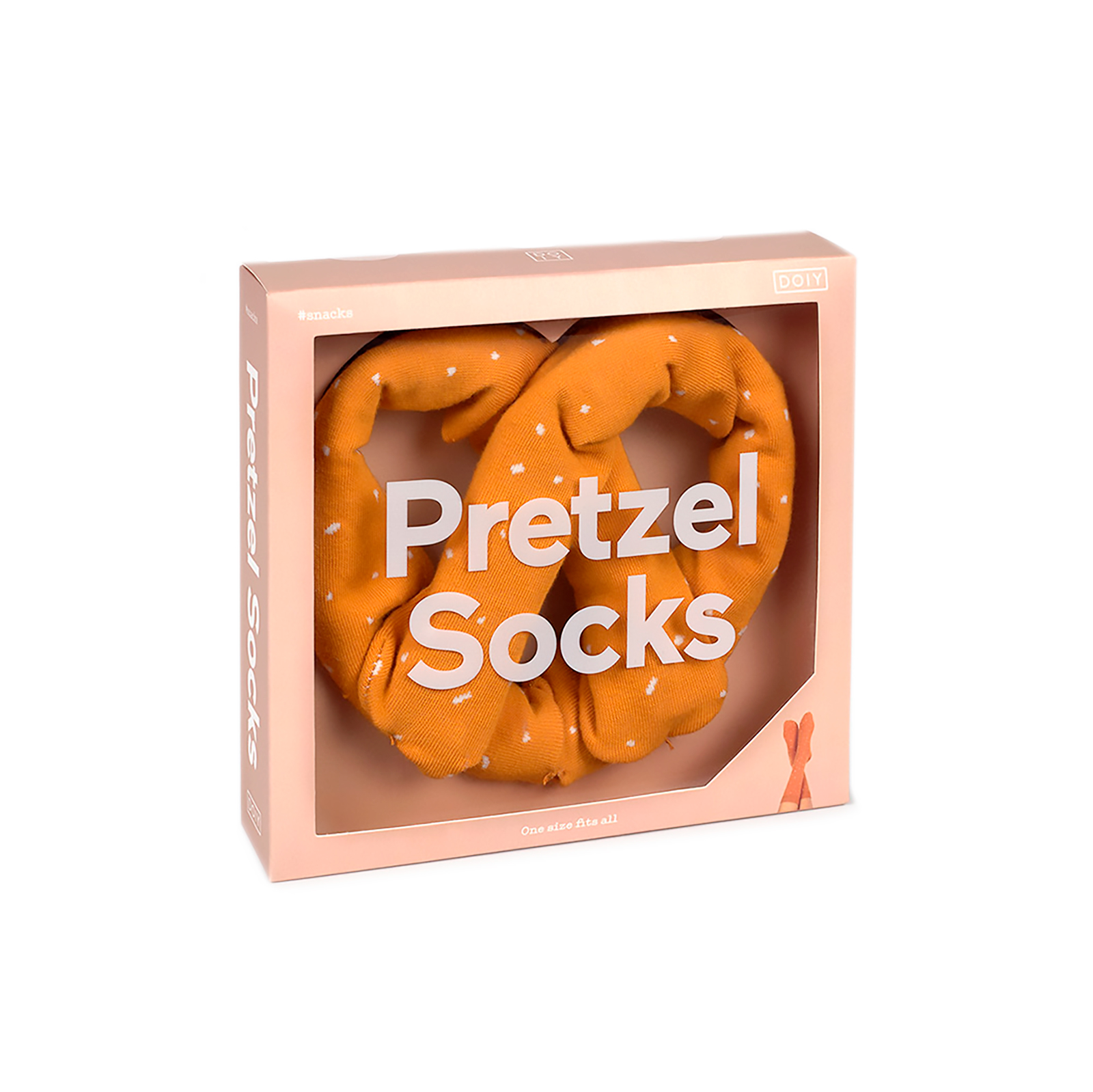 фото Носки унисекс doiy doiy_pretzel_socks коричневые 36-44