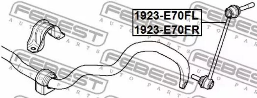 

Тяга стабилизатора передн левая bmw x5 e70 2006-2013 1923-e70fl