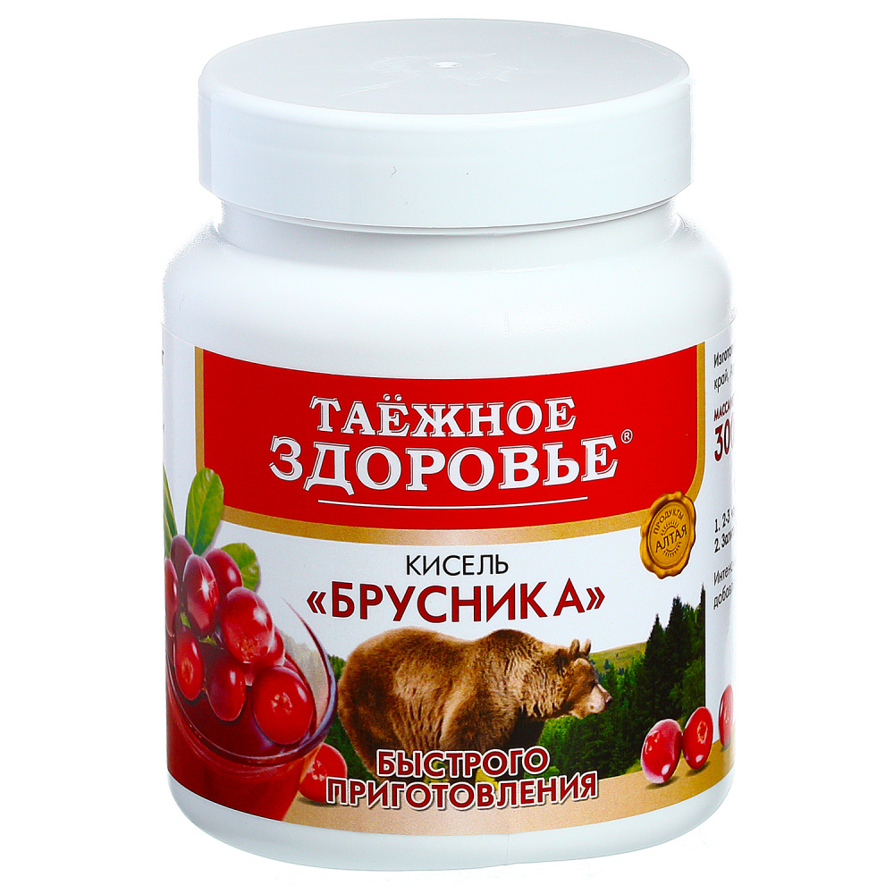 

Кисель натуральный Таежное здоровье "Брусника", быстрого приготовления, 300 г