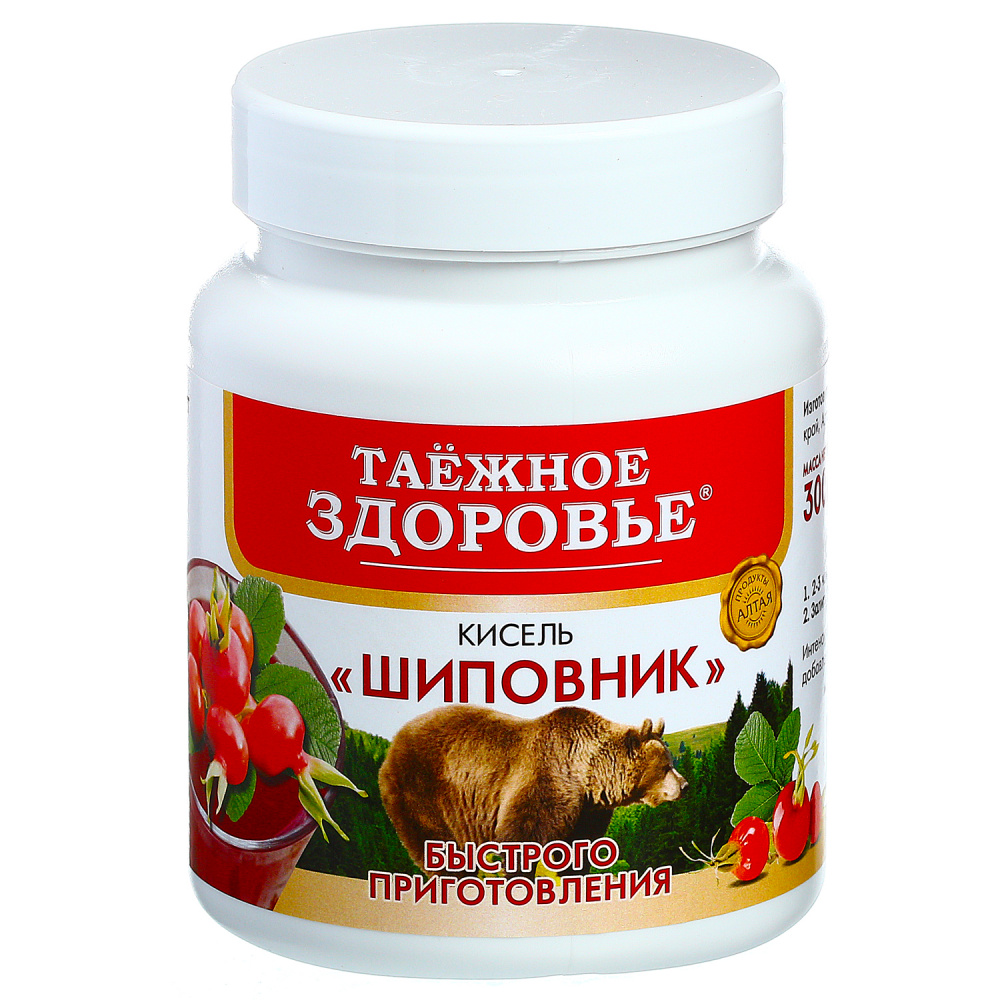

Кисель натуральный Таежное здоровье "Шиповник", быстрого приготовления, 300 г