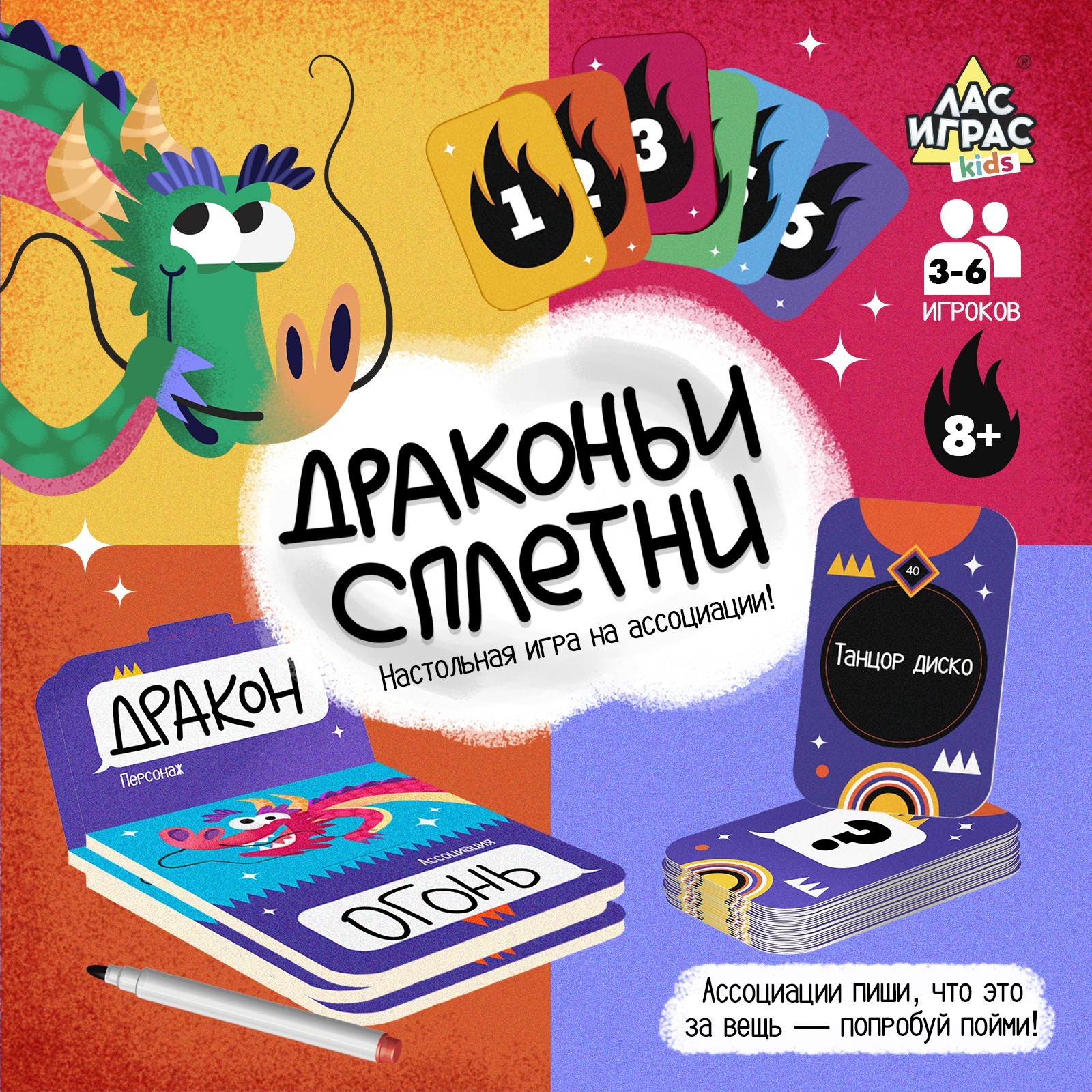 Настольная игра Лас Играс KIDS Драконьи сплетни