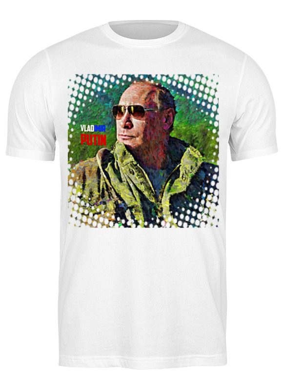 

Футболка мужская Printio Putin белая 2XL, Белый, Putin