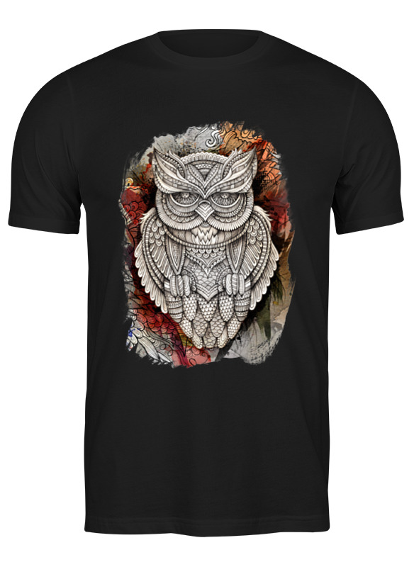 

Футболка мужская Printio Doodle owl черная 2XL, Черный, Doodle owl