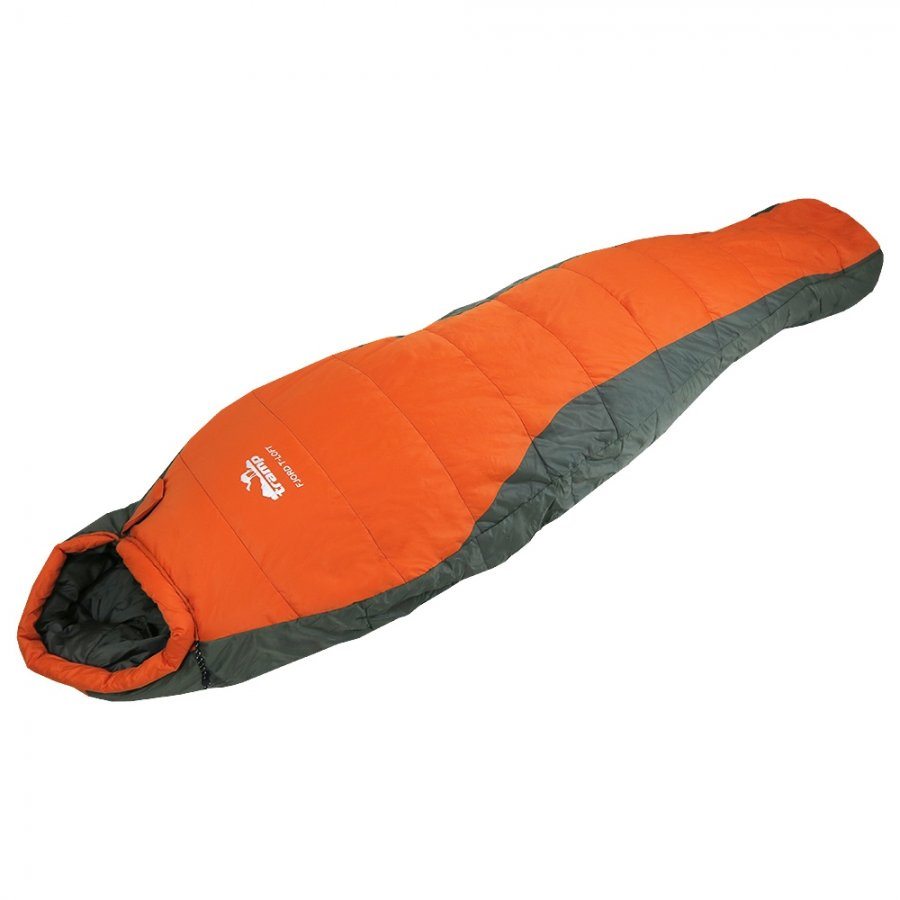 Спальный мешок Trimm Fjord T-Loft Compact оранжевый, правый