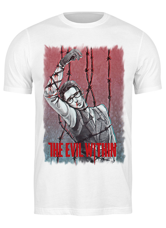 

Футболка мужская Printio The evil within белая 2XL, Белый, The evil within