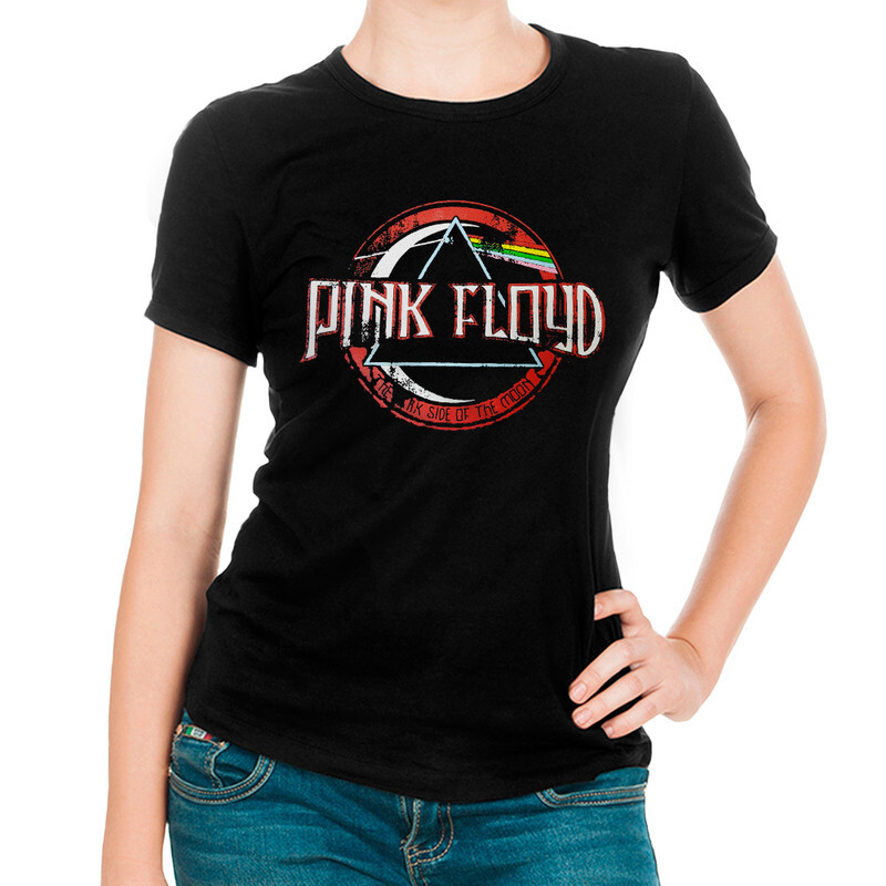 фото Футболка женская dream shirts pink floyd - dark side of the moon 556015111 черная s