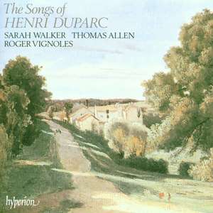 

Duparc: Songs. Sarah Walker, Sir Thomas Allen, Roger Vignoles, 1 CD
