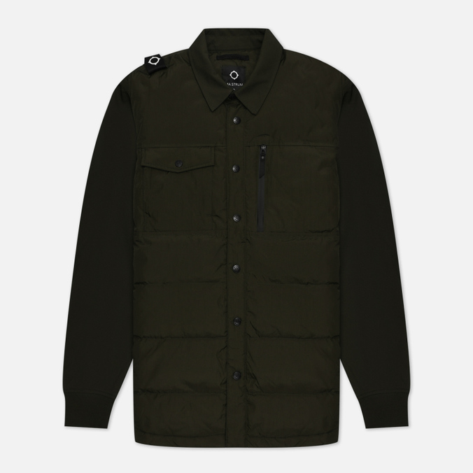 Мужская демисезонная куртка MA.Strum Softshell Down Quilt Overshirt оливковый, Размер L