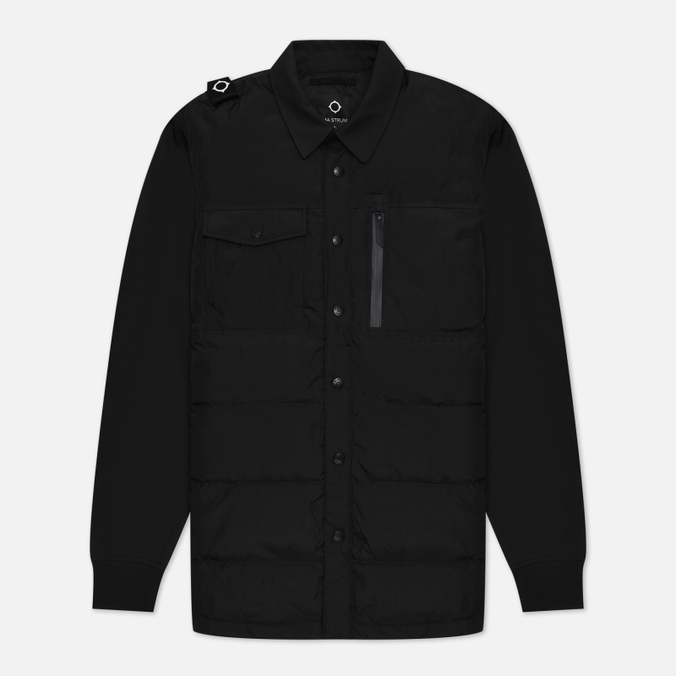 Мужская демисезонная куртка MA.Strum Softshell Down Quilt Overshirt чёрный, Размер XL