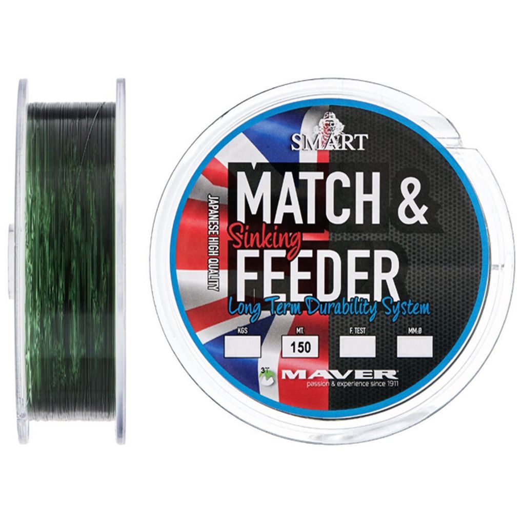 Леска Maver Smart Match&Feeder Sinking 150м 0.203мм 3.88кг