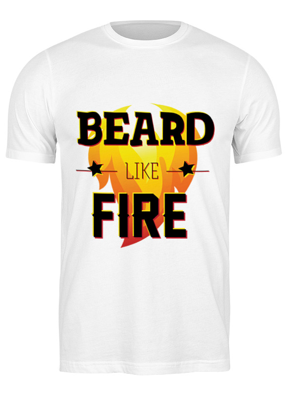 

Футболка мужская Printio Beard like fire белая 2XL, Белый, Beard like fire