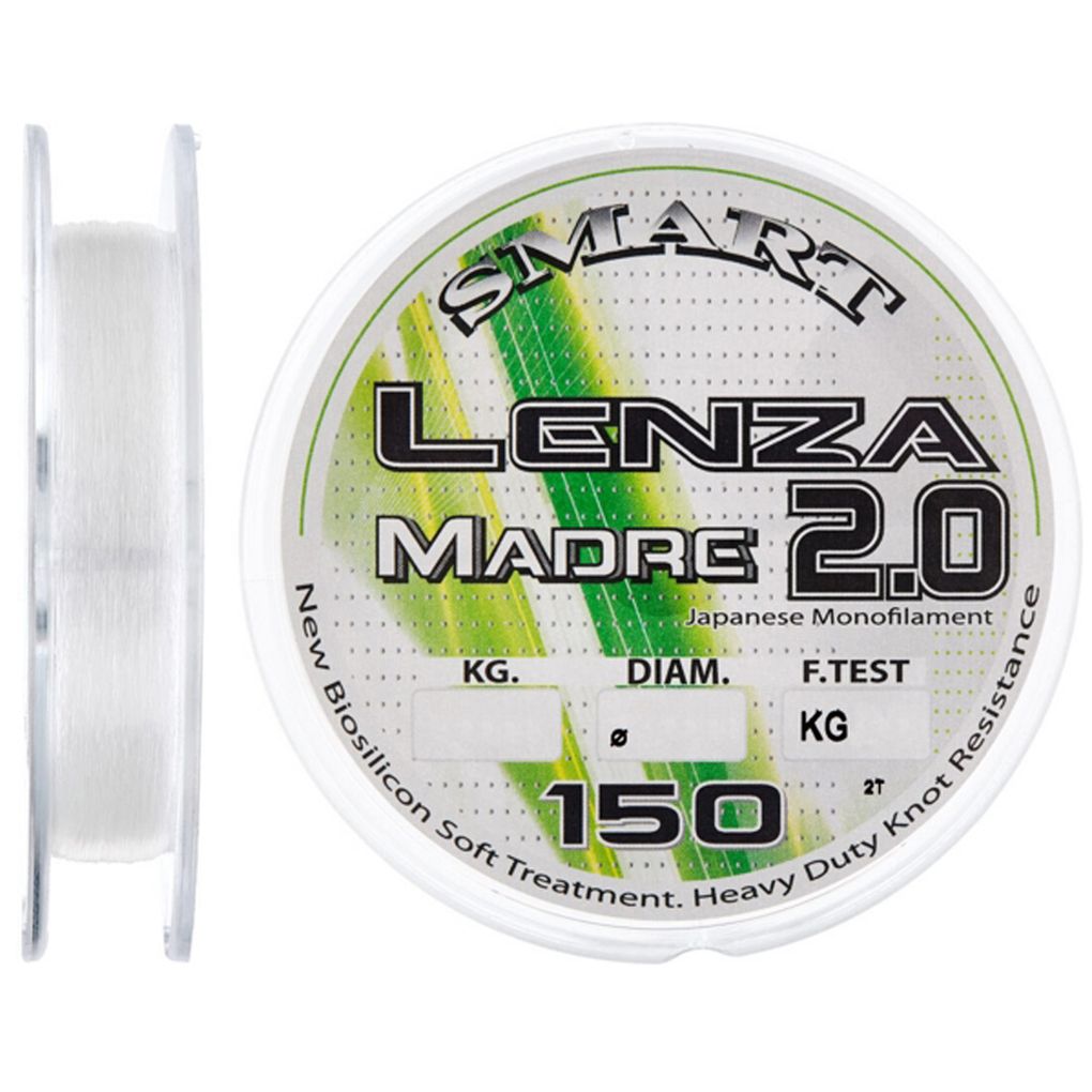 

Леска Maver Smart Madre 2.0 150м 0.125мм 1.2кг, Прозрачный, Smart Madre 2.0