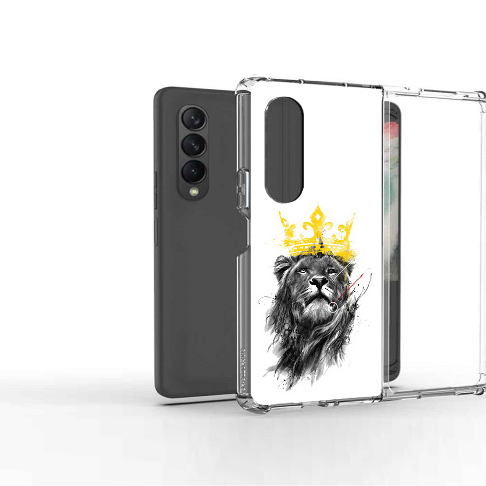 

Чехол MyPads Tocco для Samsung Galaxy Z Fold2 король-лев, Прозрачный, Tocco