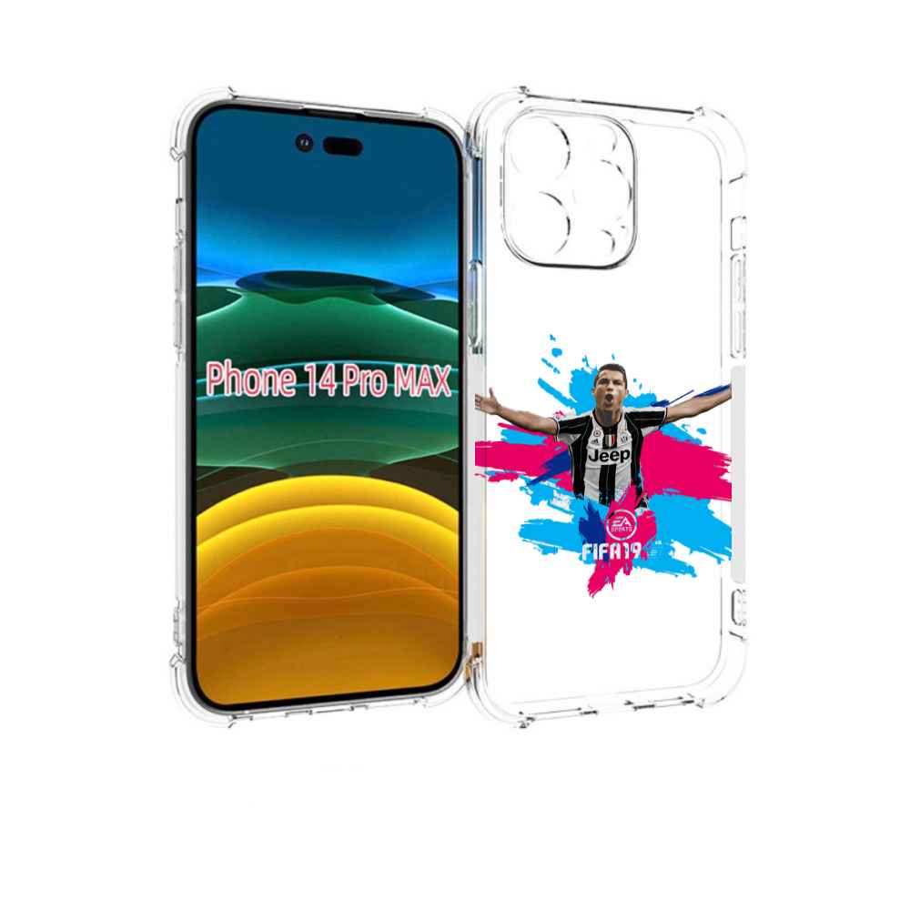 

Чехол MyPads Fifa-2019-2020-2021-2022 мужской для iPhone 14 Pro Max, Прозрачный, Tocco
