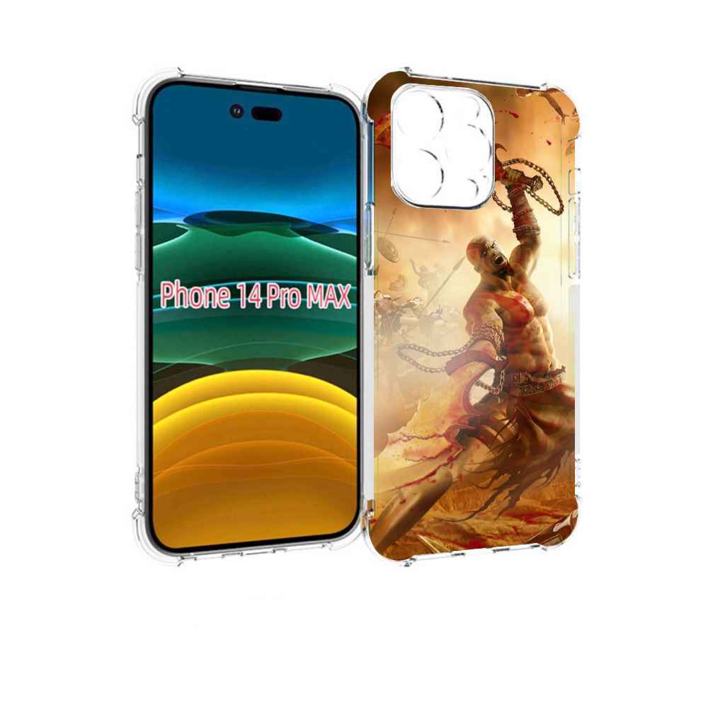

Чехол MyPads God Of War III для iPhone 14 Pro Max, Прозрачный, Tocco