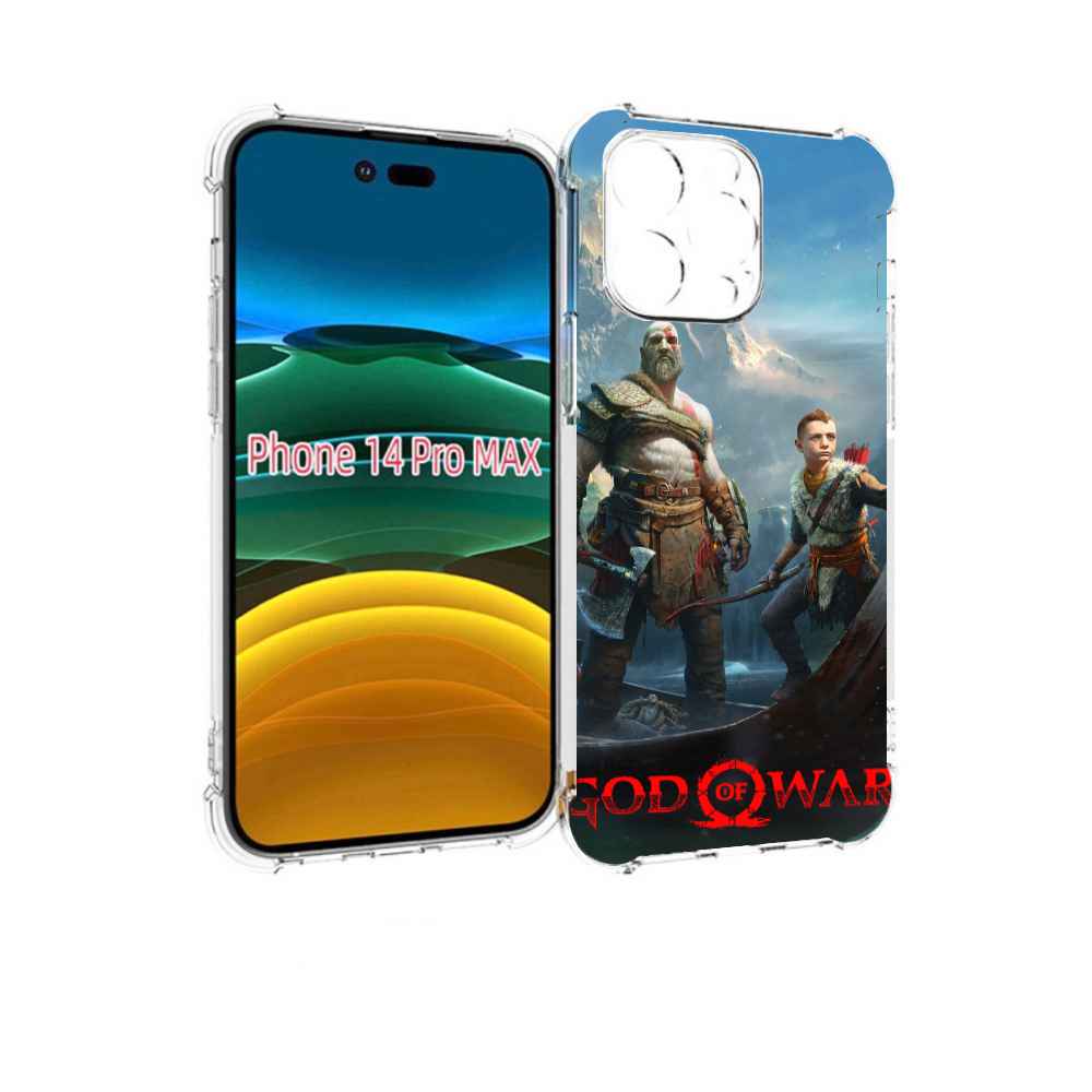 

Чехол MyPads God Of War Кратос Атрей для iPhone 14 Pro Max, Прозрачный, Tocco