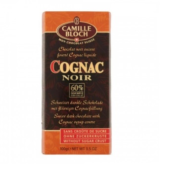 Шоколад Camille Bloch горький с коньяком 100 г