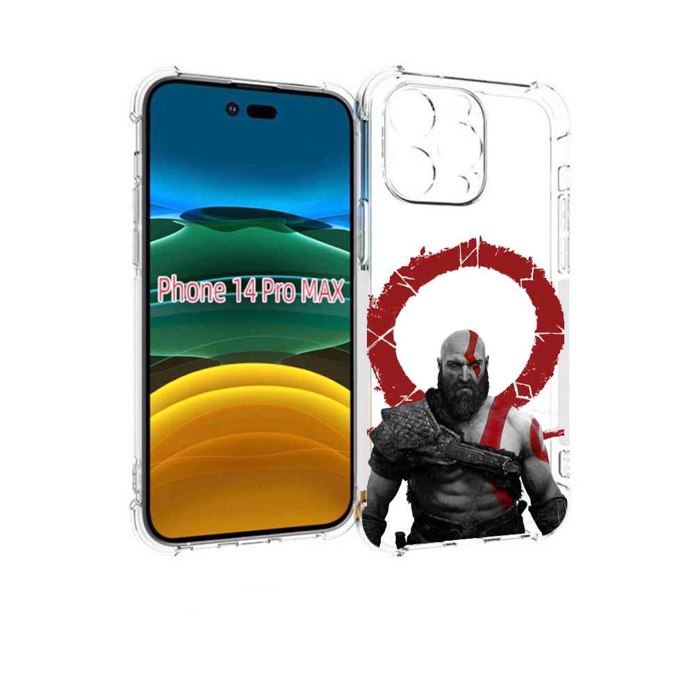

Чехол MyPads God-of-War для iPhone 14 Pro Max, Прозрачный, Tocco