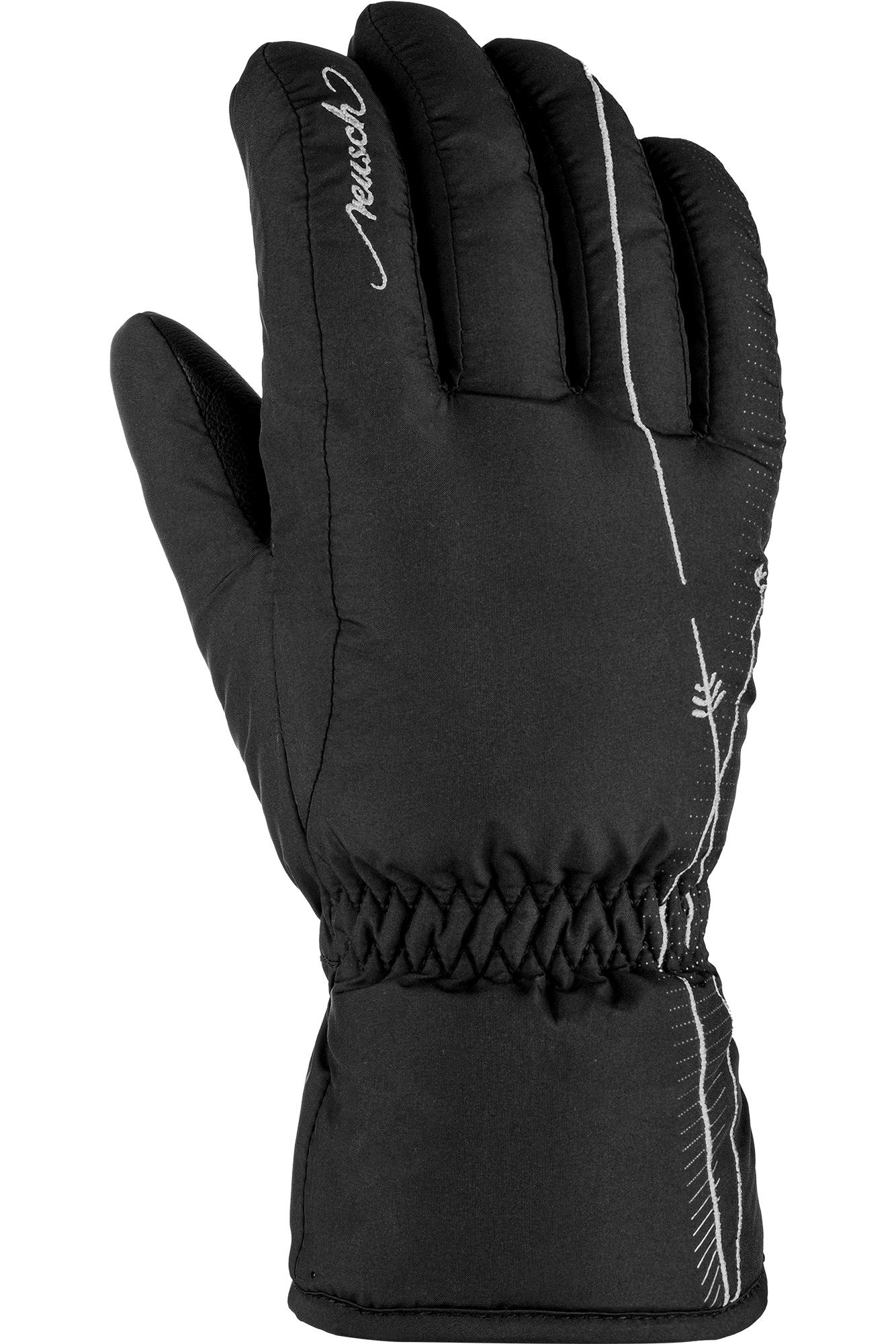 

Перчатки Reusch Yana Black/Silver (Inch (Дюйм):7,5) 2024-25, Черный, Yana