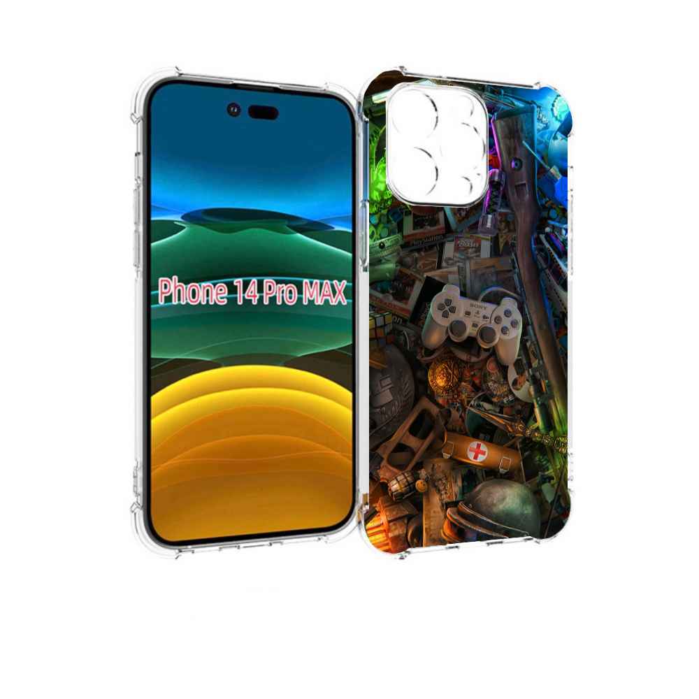 

Чехол MyPads JlaMBcPa6eM для iPhone 14 Pro Max, Прозрачный, Tocco