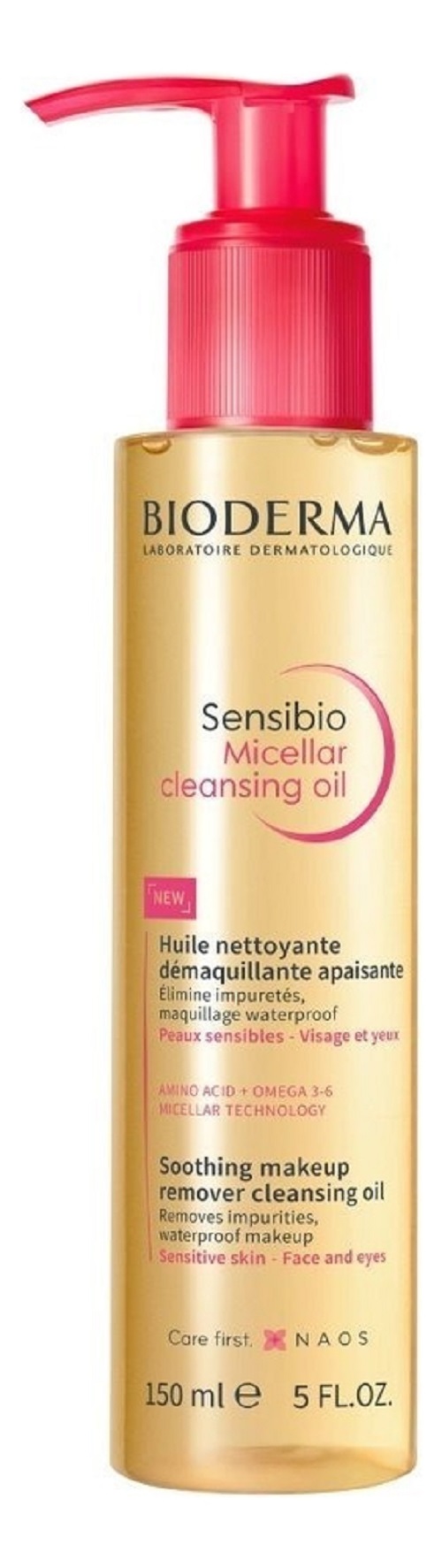 

Очищающее мицеллярное масло для лица Bioderma Sensibio Micellar Cleansing Oil 150мл, 458234