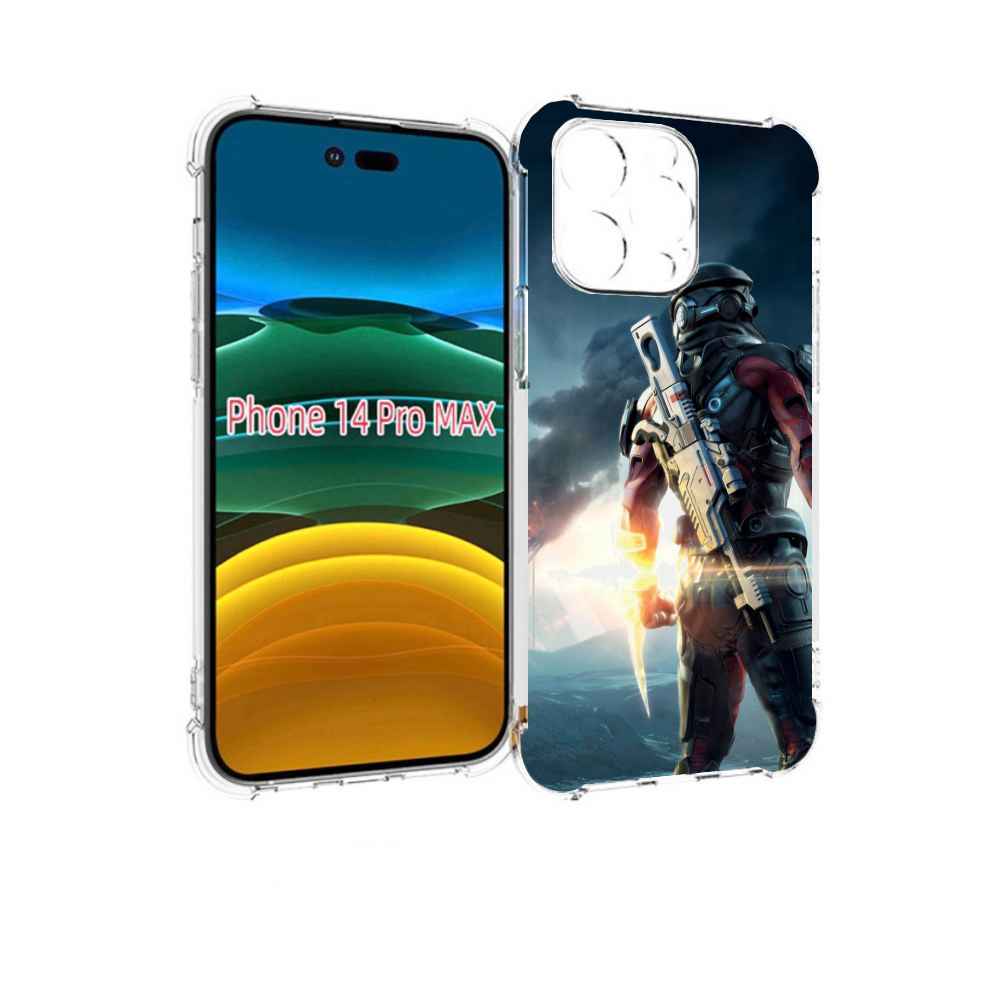 

Чехол MyPads Mass Effect Andromeda Ryder для iPhone 14 Pro Max, Прозрачный, Tocco