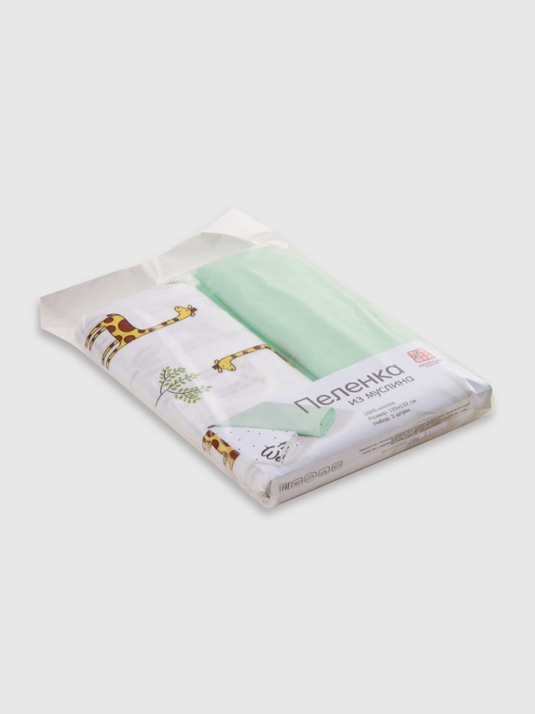 

Пеленка из муслина Топотушки Giraffe р. onesize