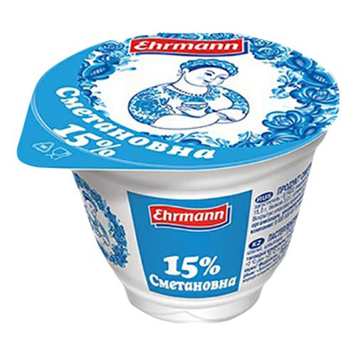 Сметанный продукт Ehrmann Сметановна 15% 185 г