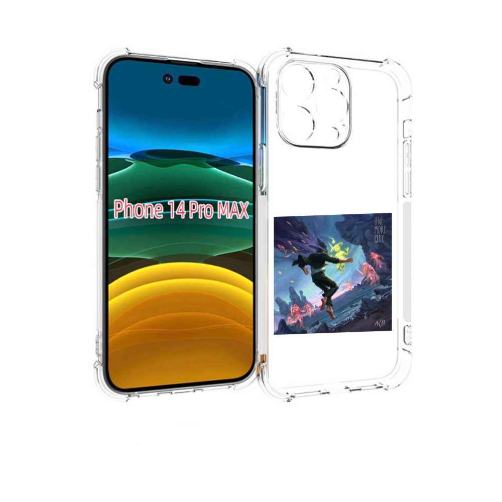

Чехол MyPads One More City ЛСП для iPhone 14 Pro Max, Прозрачный, Tocco