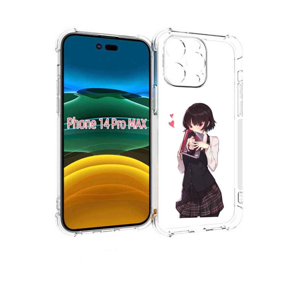 

Чехол MyPads Persona 5 - Makoto Niijima для iPhone 14 Pro Max, Прозрачный, Tocco