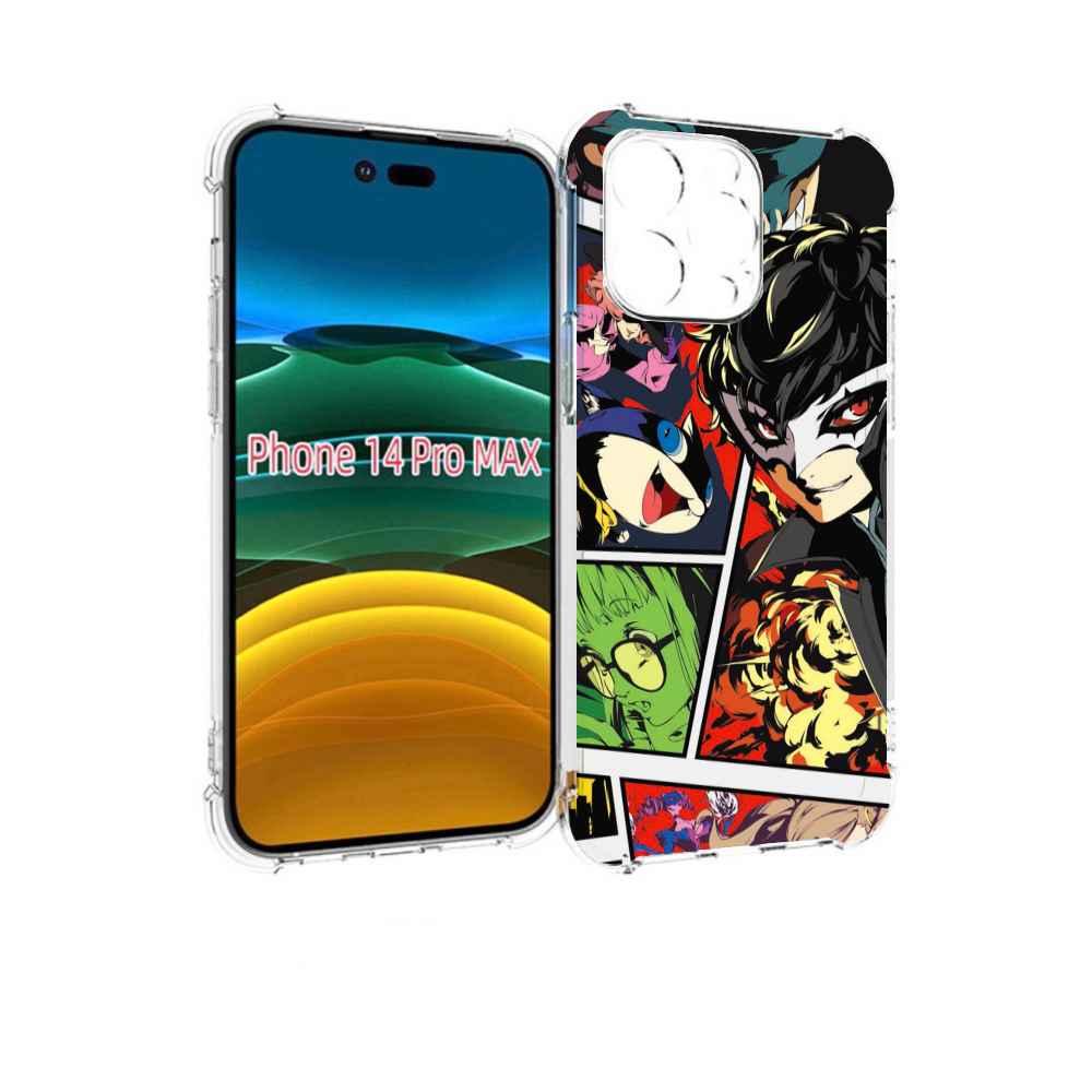 

Чехол MyPads Persona 5 art для iPhone 14 Pro Max, Прозрачный, Tocco