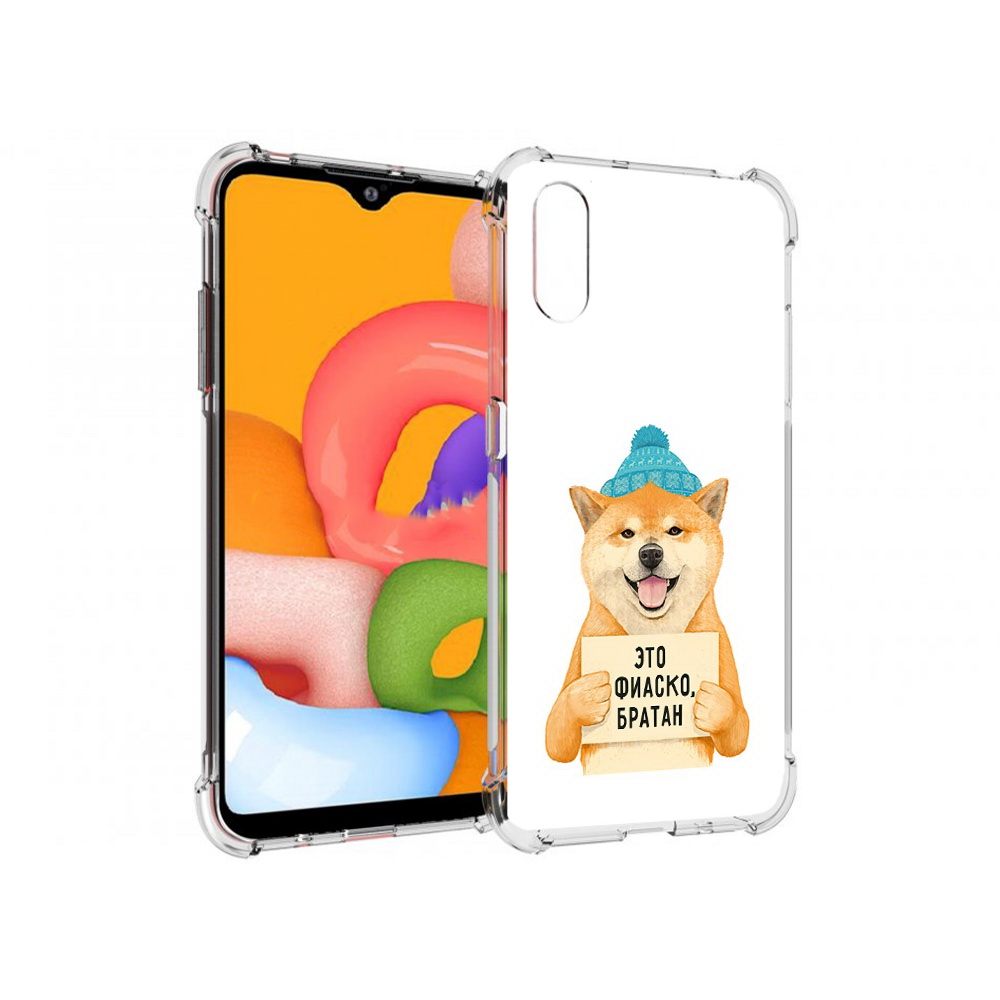 

Чехол MyPads Tocco для Samsung Galaxy A01 фиаско (PT144711.509.656), Прозрачный, Tocco