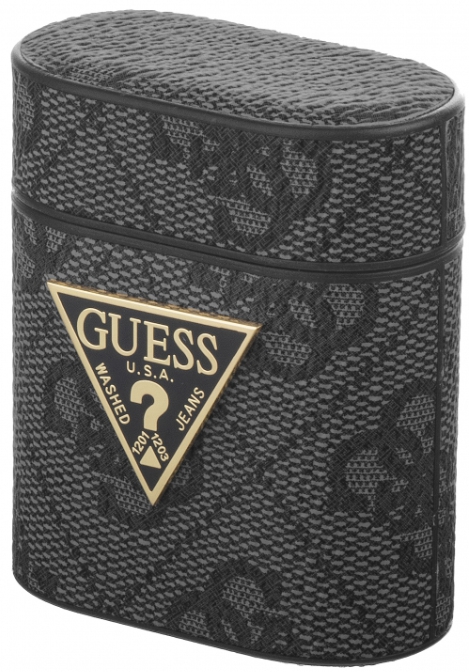 фото Чехол guess guaca2vsatml4gg для airpods 1/2 black