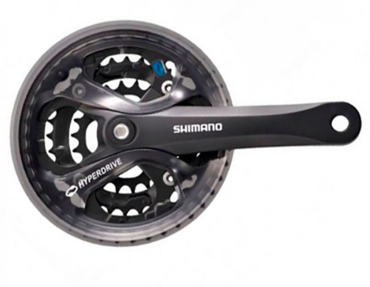 Система шатунов SHIMANO Acera M361 175mm 48/38/28(черный)