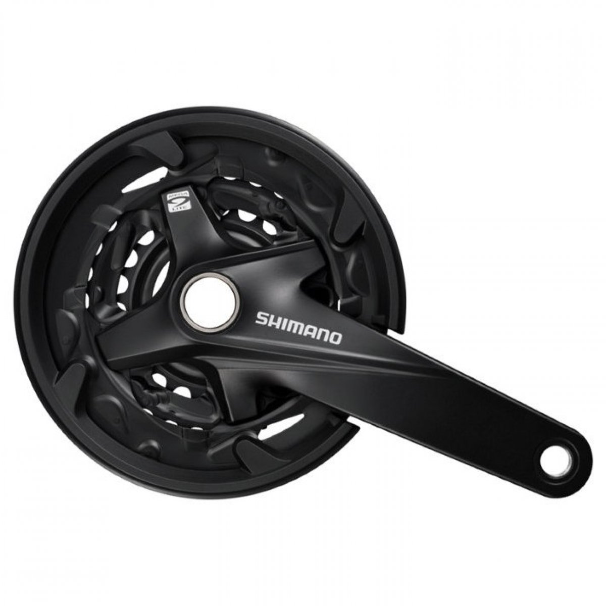 

Система шатунов SHIMANO Altus MT200-3 9 ск,40/30/22,ин.вал,175мм, Altus MT200-3