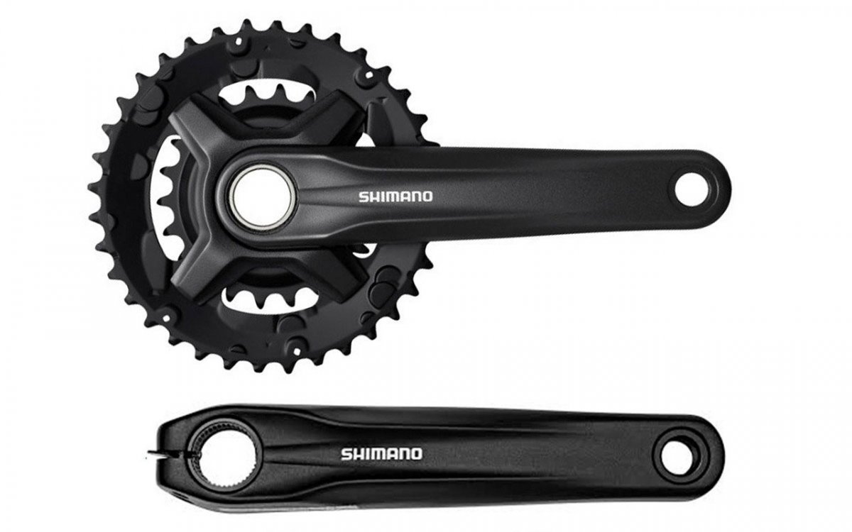 

Система шатунов SHIMANO MT210-2 9 ск,36/22T,ин.вал,175 мм, MT210-2