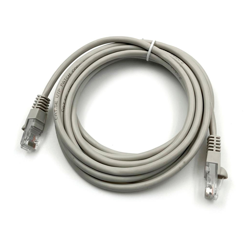 

Патч-корд Buro RJ45 - RJ45 вилка-вилка 3м серый