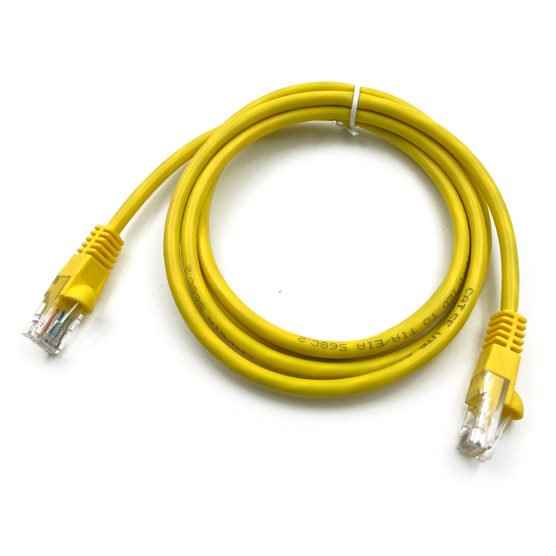 

Патч-корд Buro RJ45 - RJ45 вилка-вилка 1.5м (UTP-5E-1,5M-Y) желтый