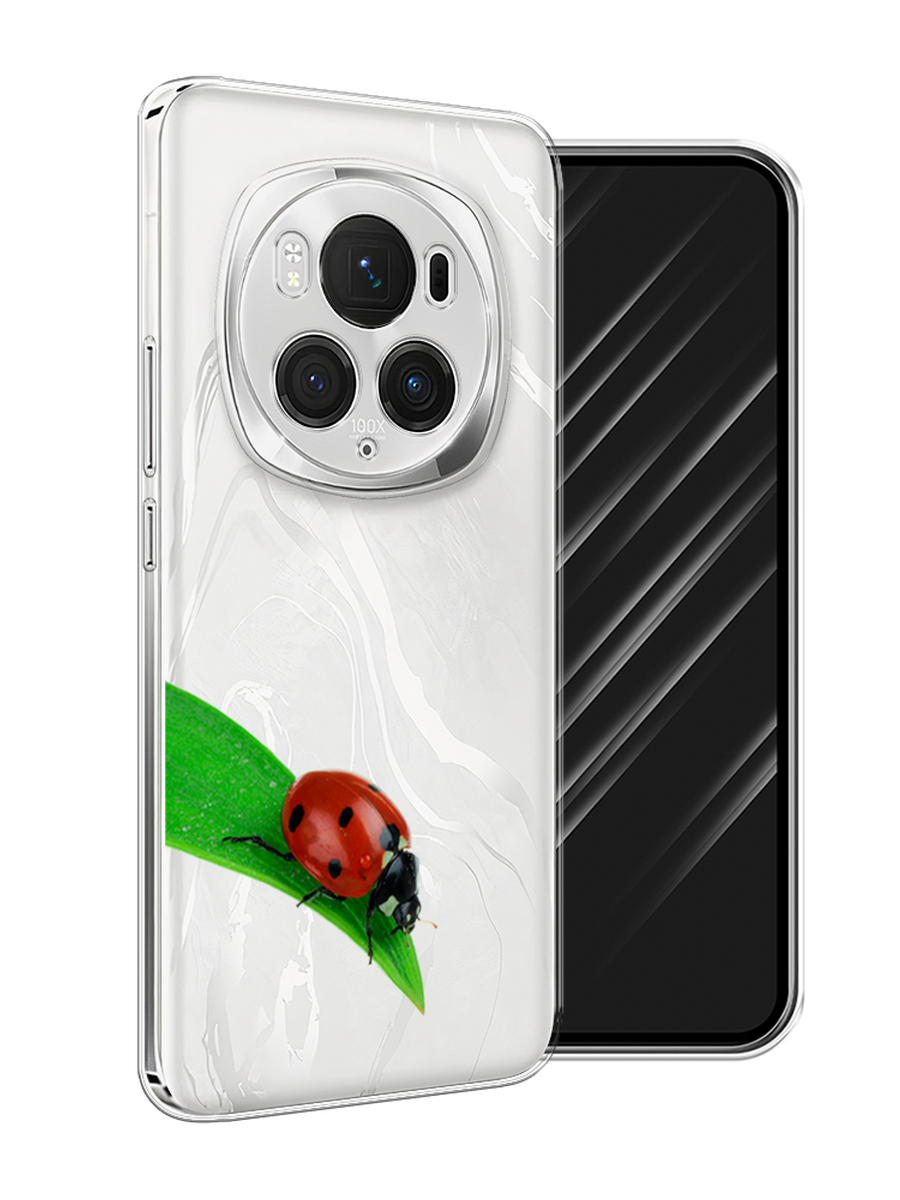 

Чехол Awog на Honor Magic 6 Pro "На счастье", Белый;красный;зеленый, 6123750-1