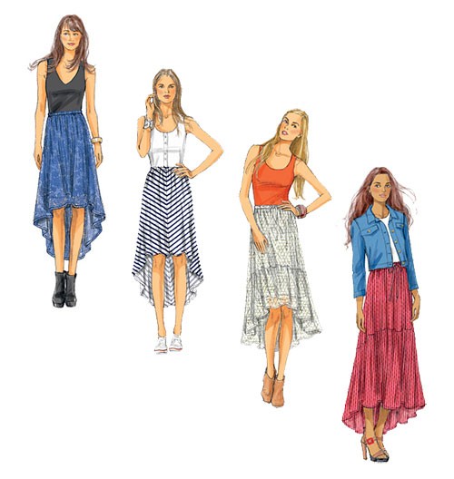 

Выкройка Butterick №5892 — Юбка