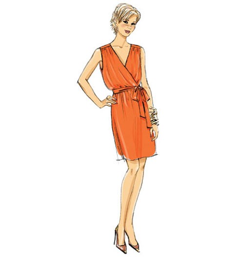 

Выкройка Butterick №5884 — Платье