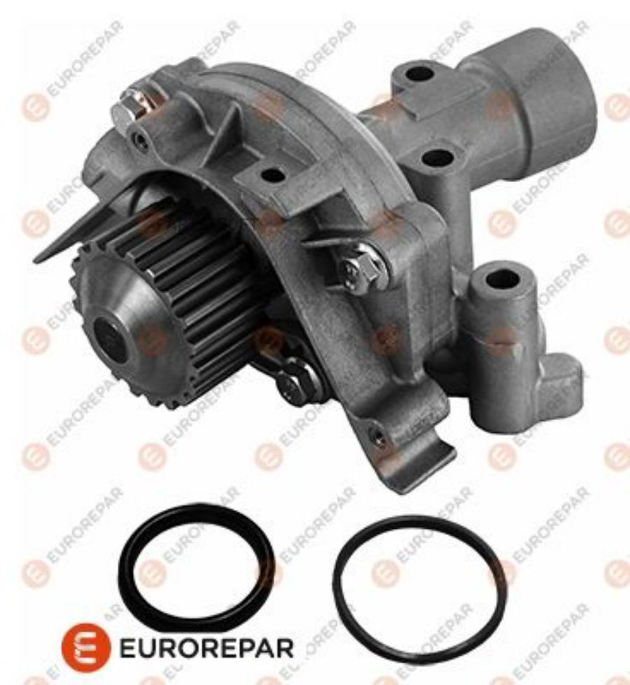 EUROREPAR 1637171680 Помпа PEUGEOT 206,307,406,407,807,CITROEN C5,XSARA 1.8, 2.0 99=  с ко