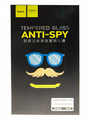 

Стекло Hoco Shatterproof edges full screen anti-spy (A13) для iPhone Xr ,черная
