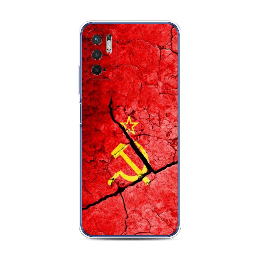 фото Силиконовый чехол "ссср" на xiaomi redmi note 10t awog