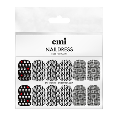 E.Mi, Слайдер-дизайн №65 Иллюзия Naildress Slider Design иллюзия смерти тилье ф