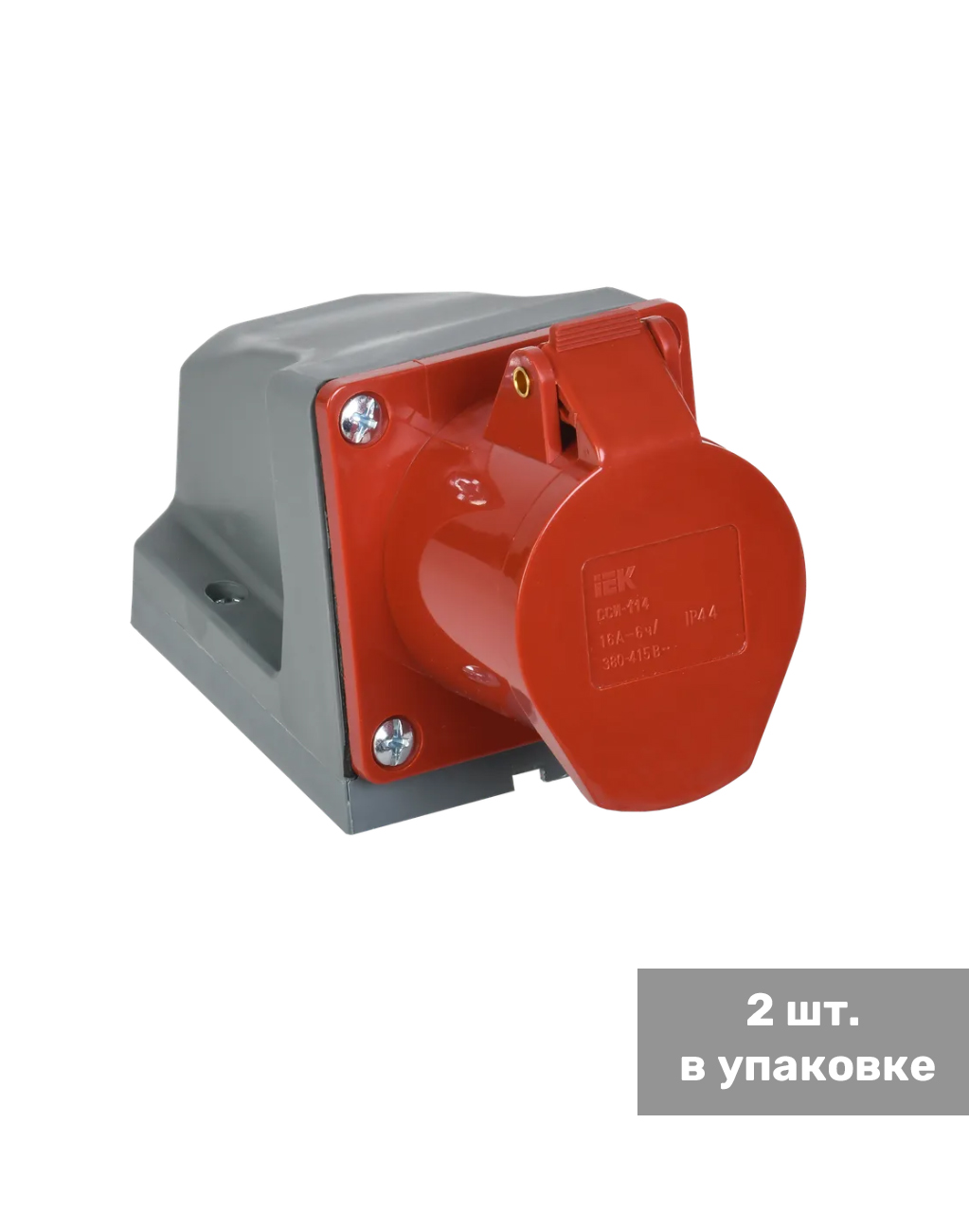 фото Розетка стационарная iek psr12-032-5, в упаковке 2 шт