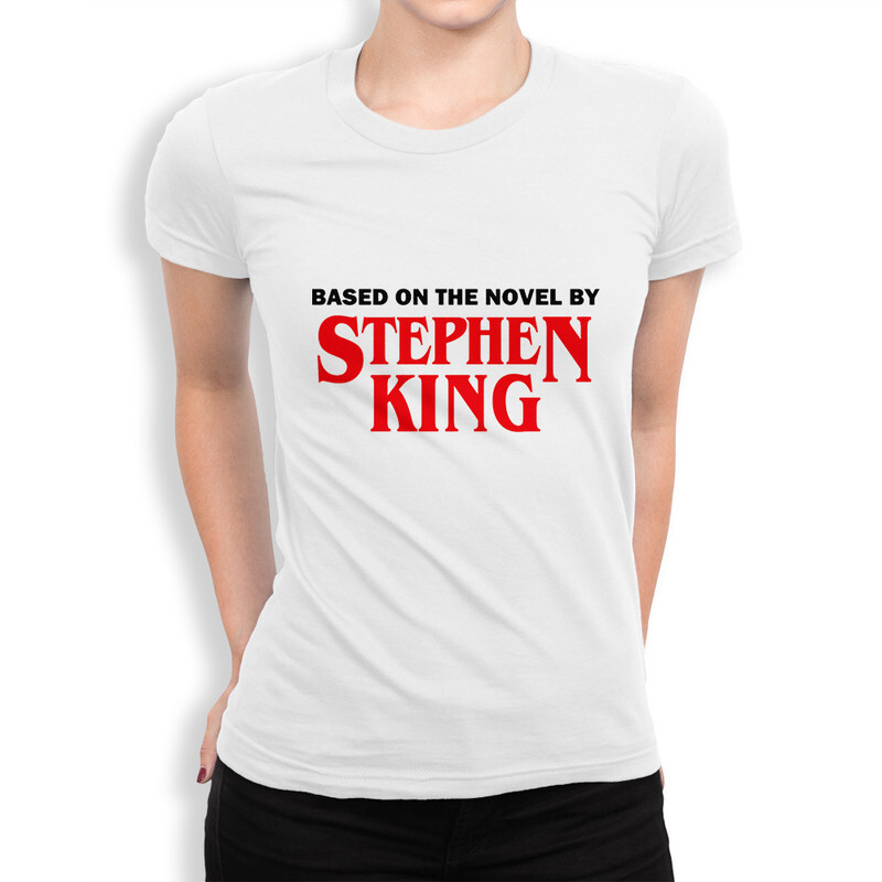 

Футболка женская Dream Shirts Стивен Кинг 556167111 белая L, Стивен Кинг 556167111