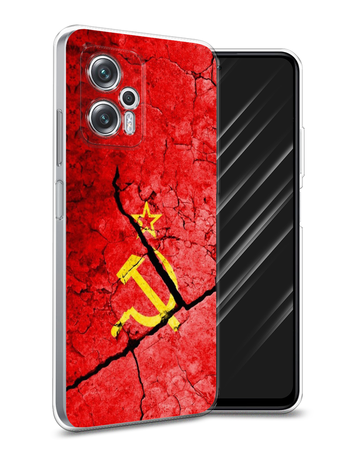 

Чехол Awog на Poco X4 GT/Redmi Note 11T Pro/11T Pro Plus "СССР", Разноцветный, 315550-5